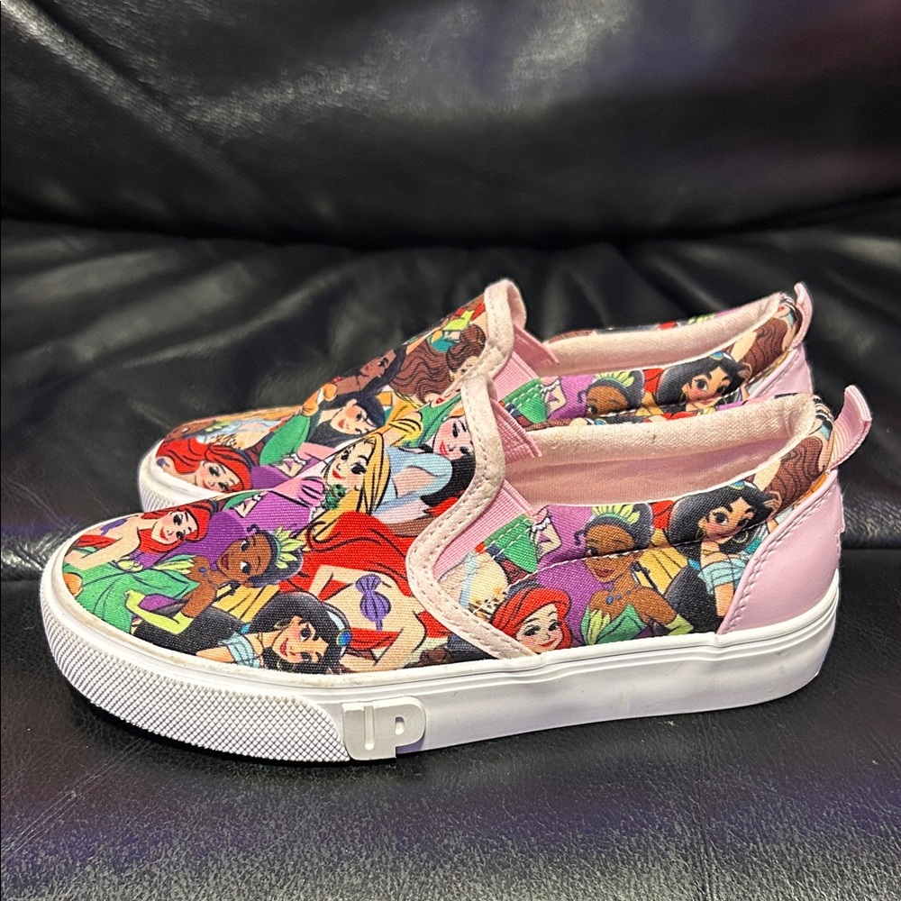 Disney Kids Sneakers with Princess Design - Pink and Multicolor